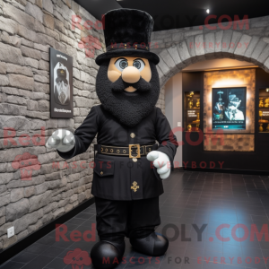 Mascot character of a Black...