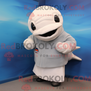 Mascot character of a White...