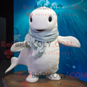 Mascot character of a White...