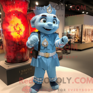 Mascot karakter van een...