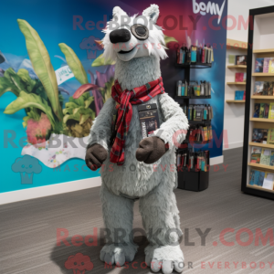 Mascot character of a Gray...
