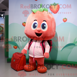 Mascot character of a Peach...