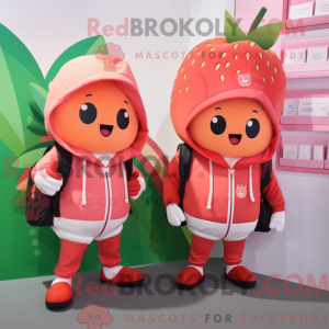 Mascot character of a Peach...