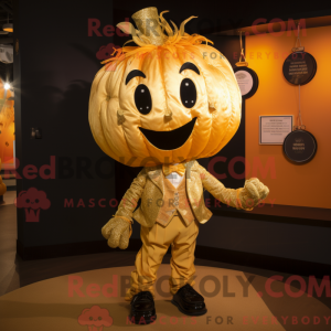 Personaggio mascotte zucca...