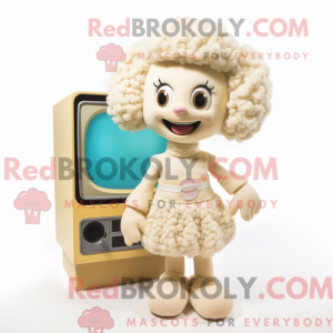 Mascot character of a Cream...