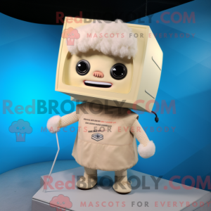 Mascot character of a Cream...