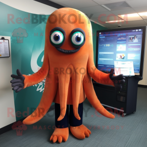  Squid mascotte kostuum...