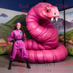 Postava maskota Magenta...