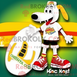 Mascot character of a White...