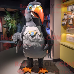 Mascot character of a Gray...
