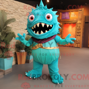 Mascot karakter van een...