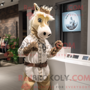 Mascot karakter van een...