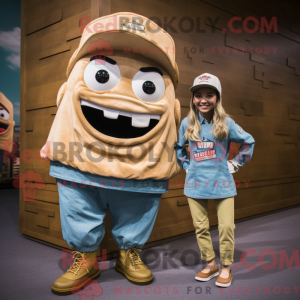 Mascottefiguur van een Tan...