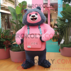 Personaje mascota de un oso...