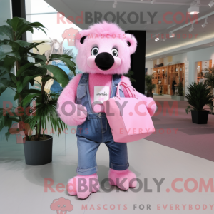Personaje mascota de un oso...