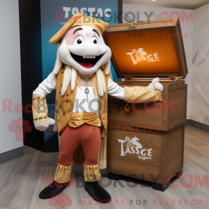 Mascottefiguur van een...