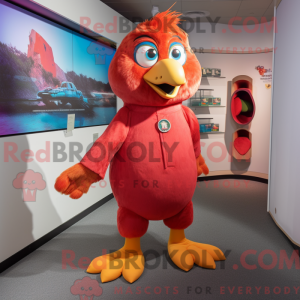 Mascot character of a Red...