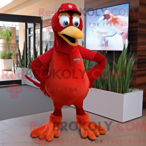 Mascottekarakter van een...