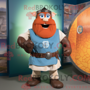 Mascot character of a Rust...