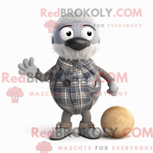 Mascot character of a Gray...