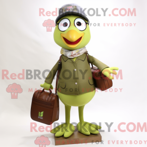 Maskot karakter af en...