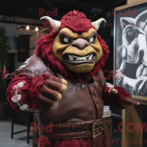 Mascot karakter van een...