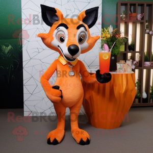 Orange Dingo mascotte...