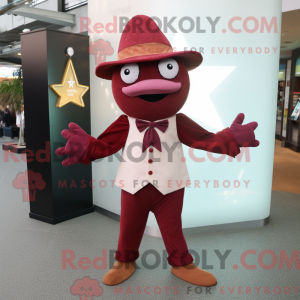 Mascottekarakter van een...
