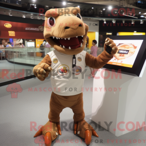 Mascottekarakter van een...