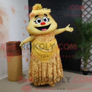 Mascot character of a Gold...
