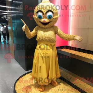 Maskotkarakter af en Gold...