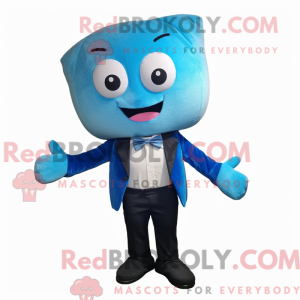 Mascot character of a Blue...