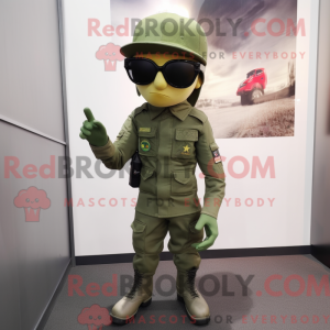Mascottefiguur van een...
