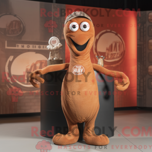 Personaje mascota de Rust...