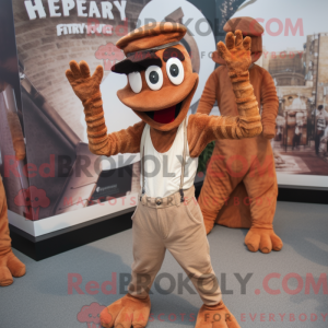 Personaje mascota de Rust...