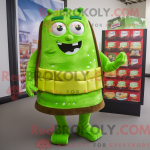 Mascot character of a Lime...