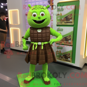 Mascot character of a Lime...