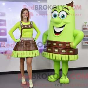 Mascot character of a Lime...