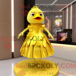 Mascot character of a Gold...