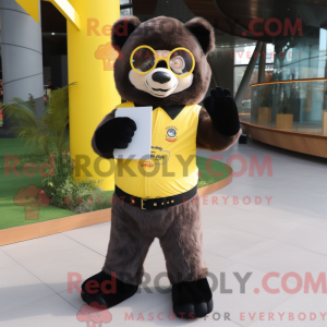 Mascottefiguur van een...