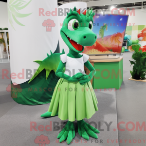 Mascot character of a Green...