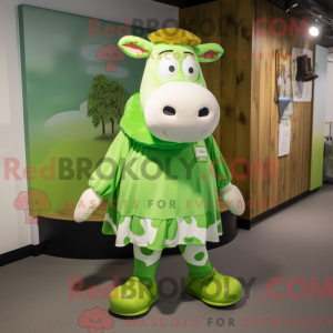 Postava maskota Lime Green...