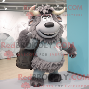 Personaje mascota de un yak...