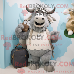 Personaje mascota de un yak...