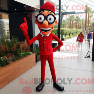 Mascot character of a Red...