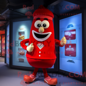 Mascot karakter van een...