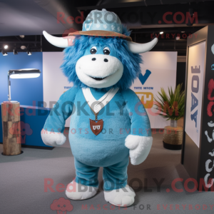 Personaje mascota de un yak...
