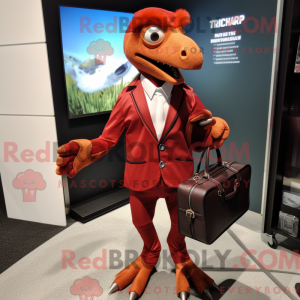 Mascot character of a Red...