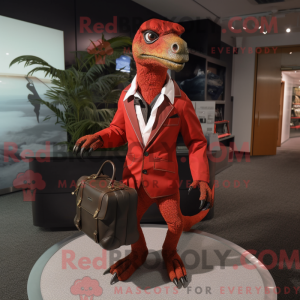 Mascot character of a Red...