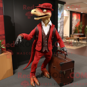 Mascot character of a Red...